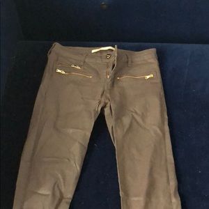 Zara pleather skinny pants/jeans